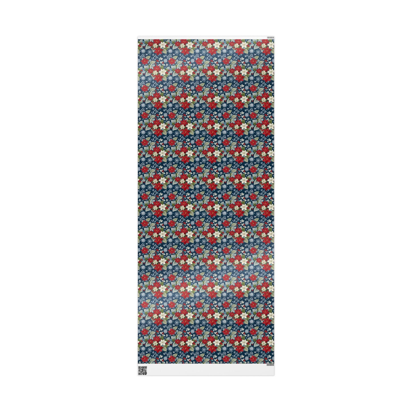 Festive Floral Christmas Wrapping Paper