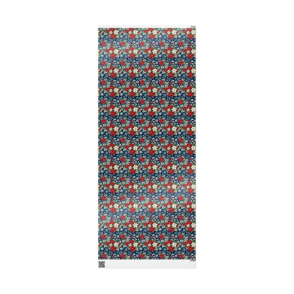 Festive Floral Christmas Wrapping Paper