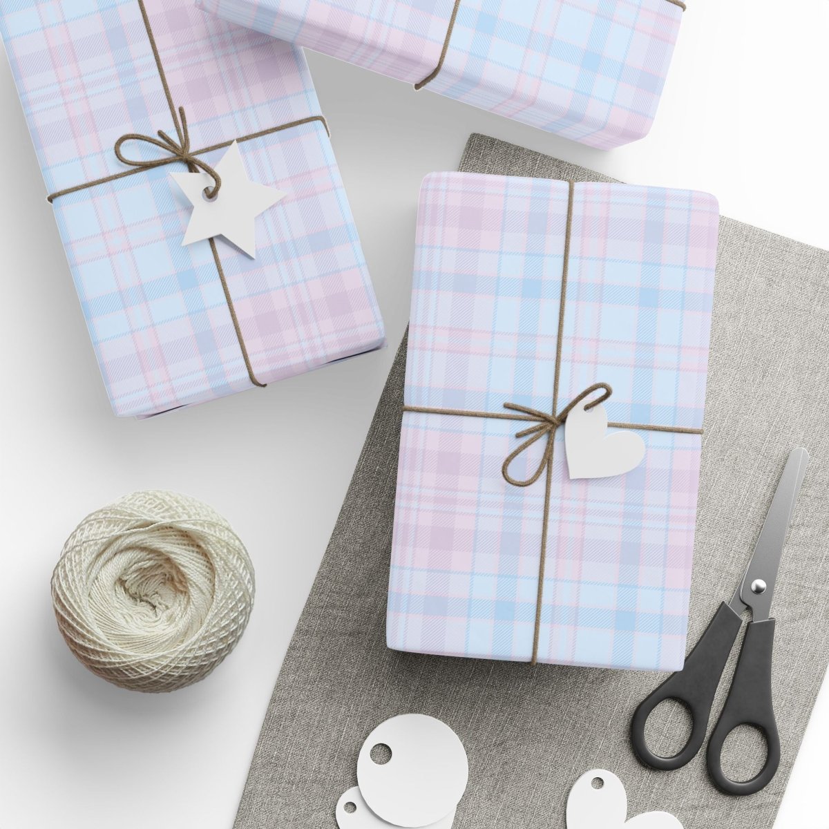 Pastels – Soft Plaid Wrapping Paper