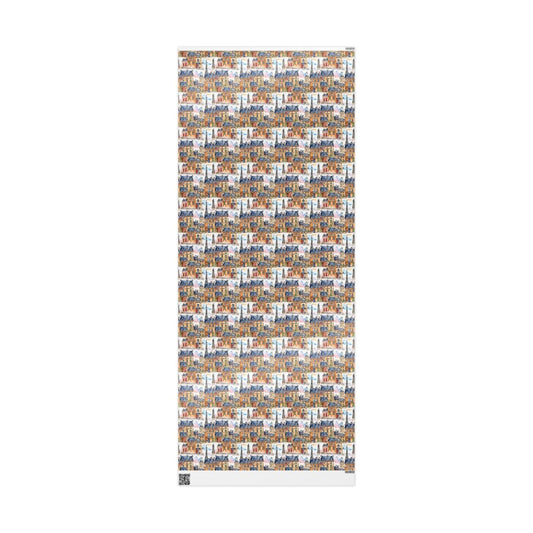 Abstract Cityscape Wrapping Paper