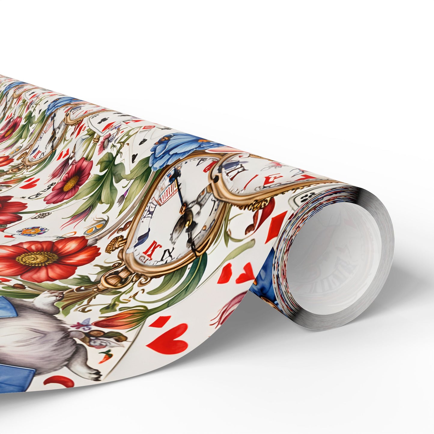 Unique Wonderland Gift Wrap - Winter White for a Tea Party