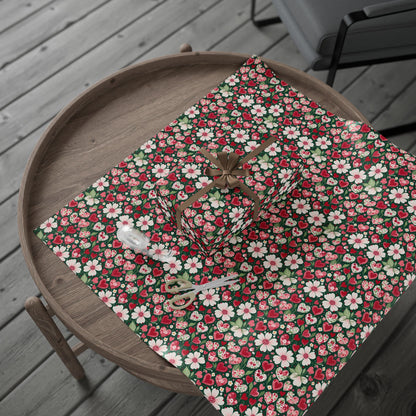 Flora & Heart Wrapping Paper,