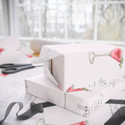Cosmopolitan Cocktail Wrapping Paper