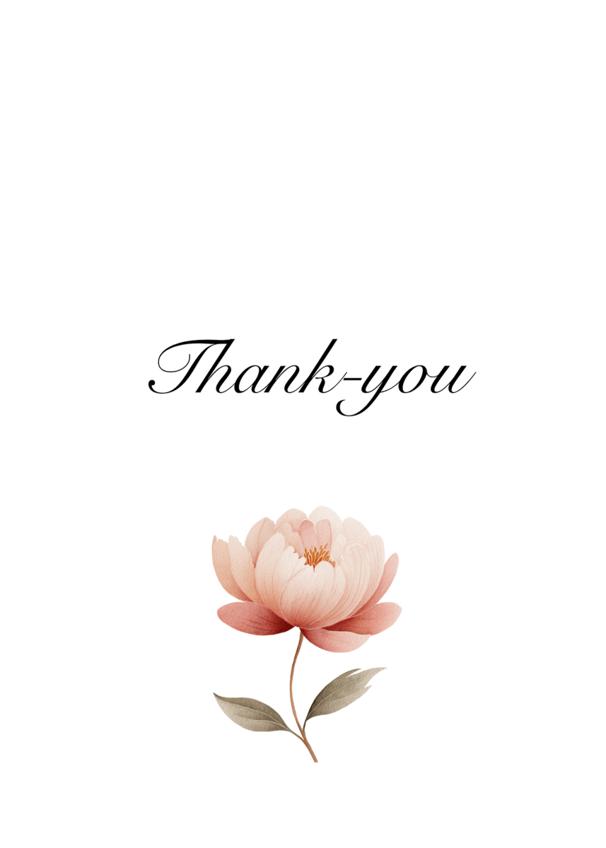 Thank You Cards – 25 Pack | Blank Inside