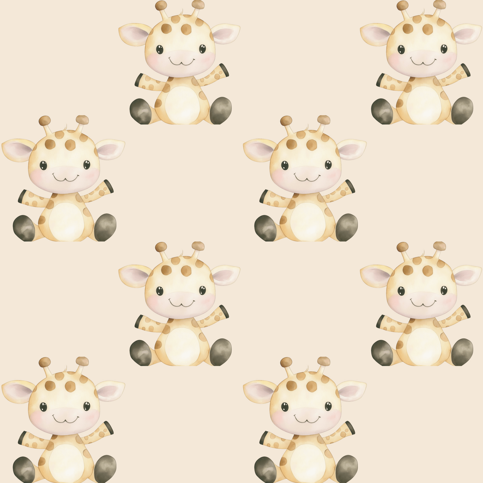 Adorable Giraffe Wrapping Paper