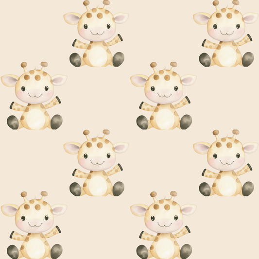 Adorable Giraffe Wrapping Paper