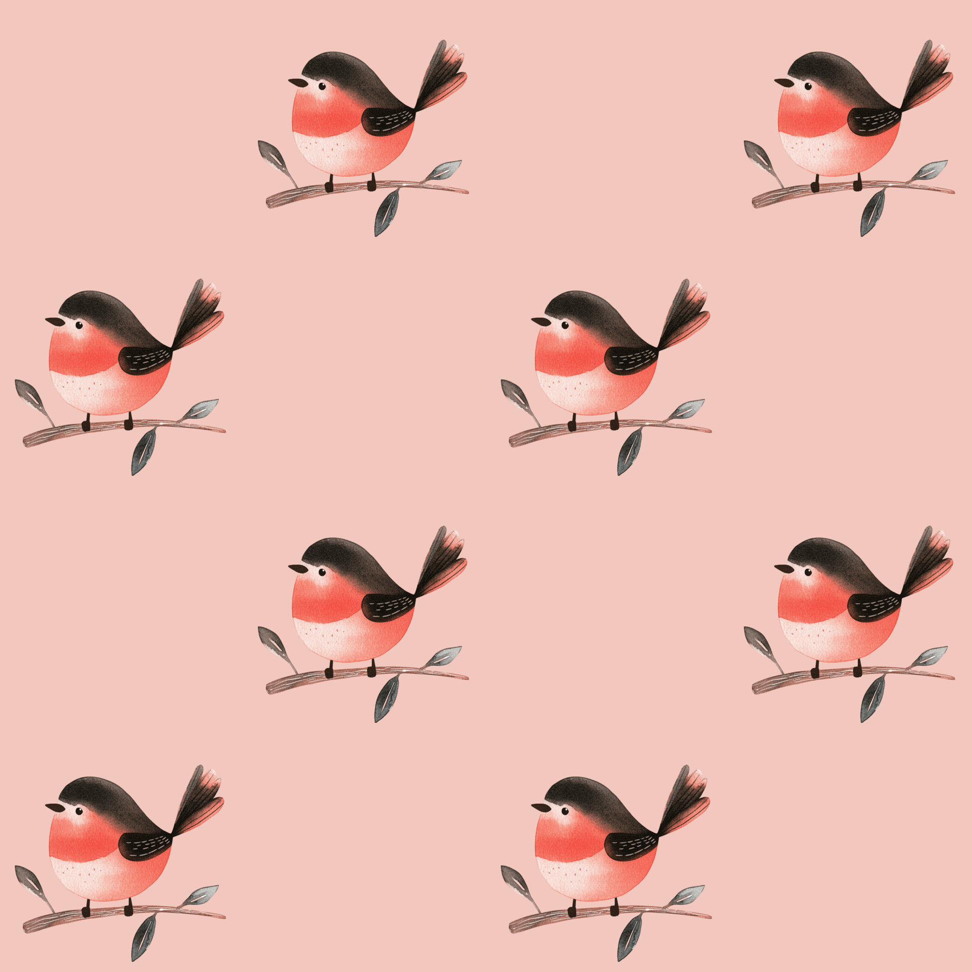 Holiday Robin Wrap