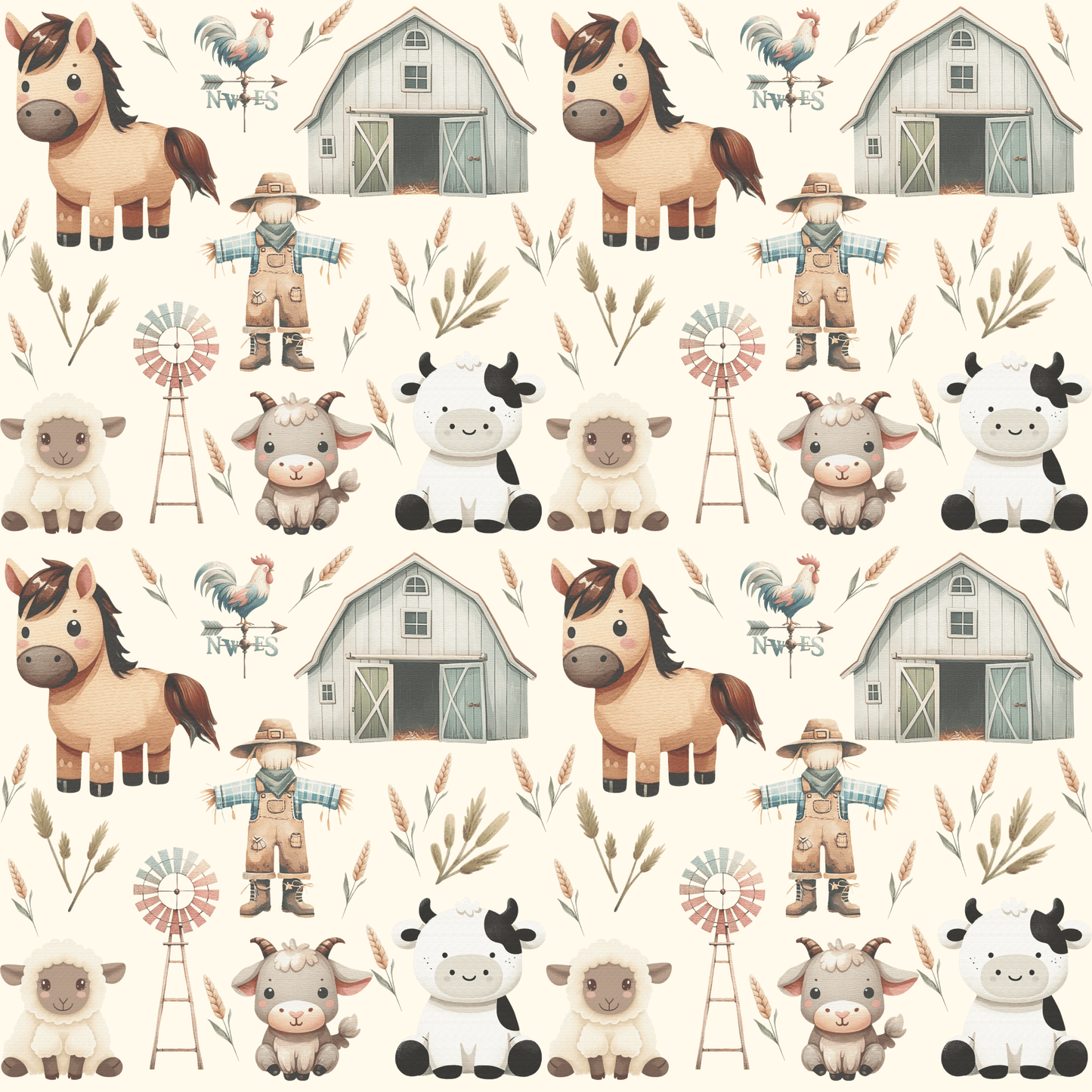 Farmhouse Charm – Rustic Animal Wrap