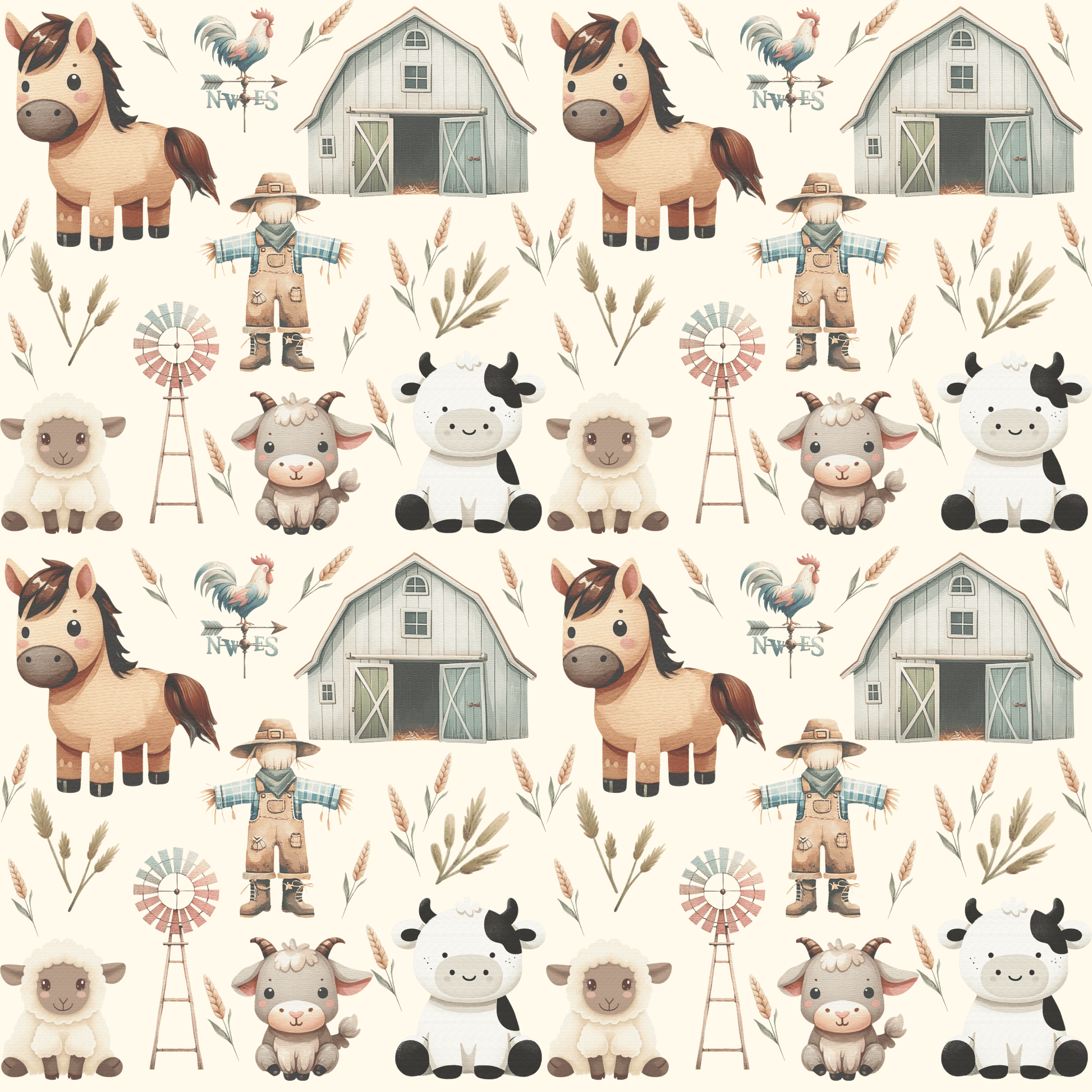 Farmhouse Charm – Rustic Animal Wrap