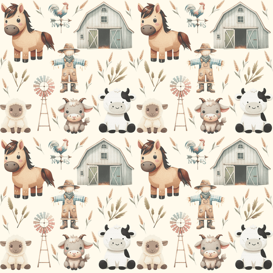 Farmhouse Charm – Rustic Animal Wrap