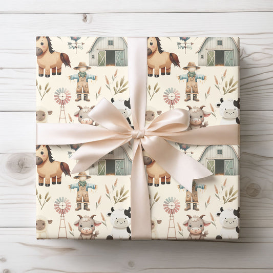 Farmhouse Charm – Rustic Animal Wrap