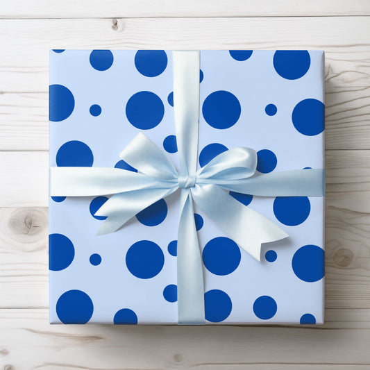 Blue Dots Delight – Cheerful Wrap