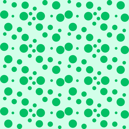 Green Dots – Festive Polka Wrap