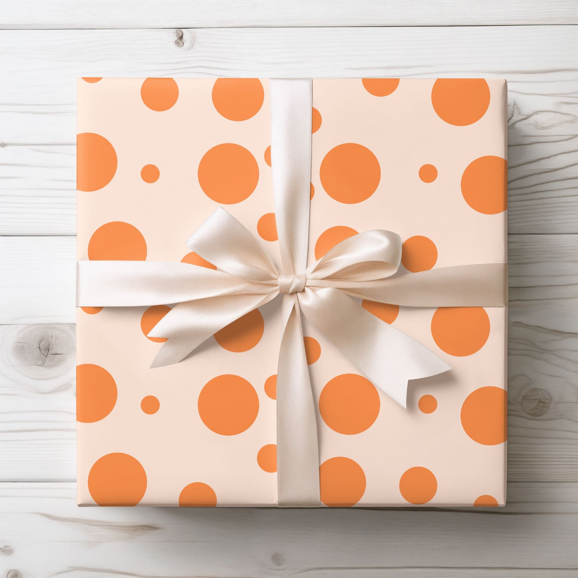 Orange Dot Delight – Whimsical Wrap