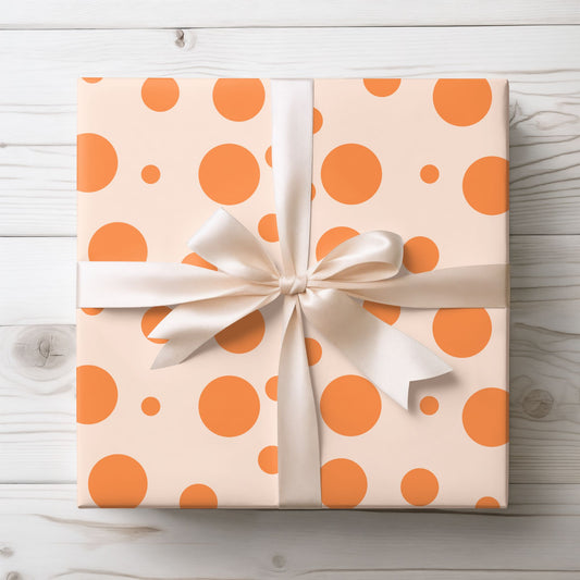 Orange Dot Delight – Whimsical Wrap