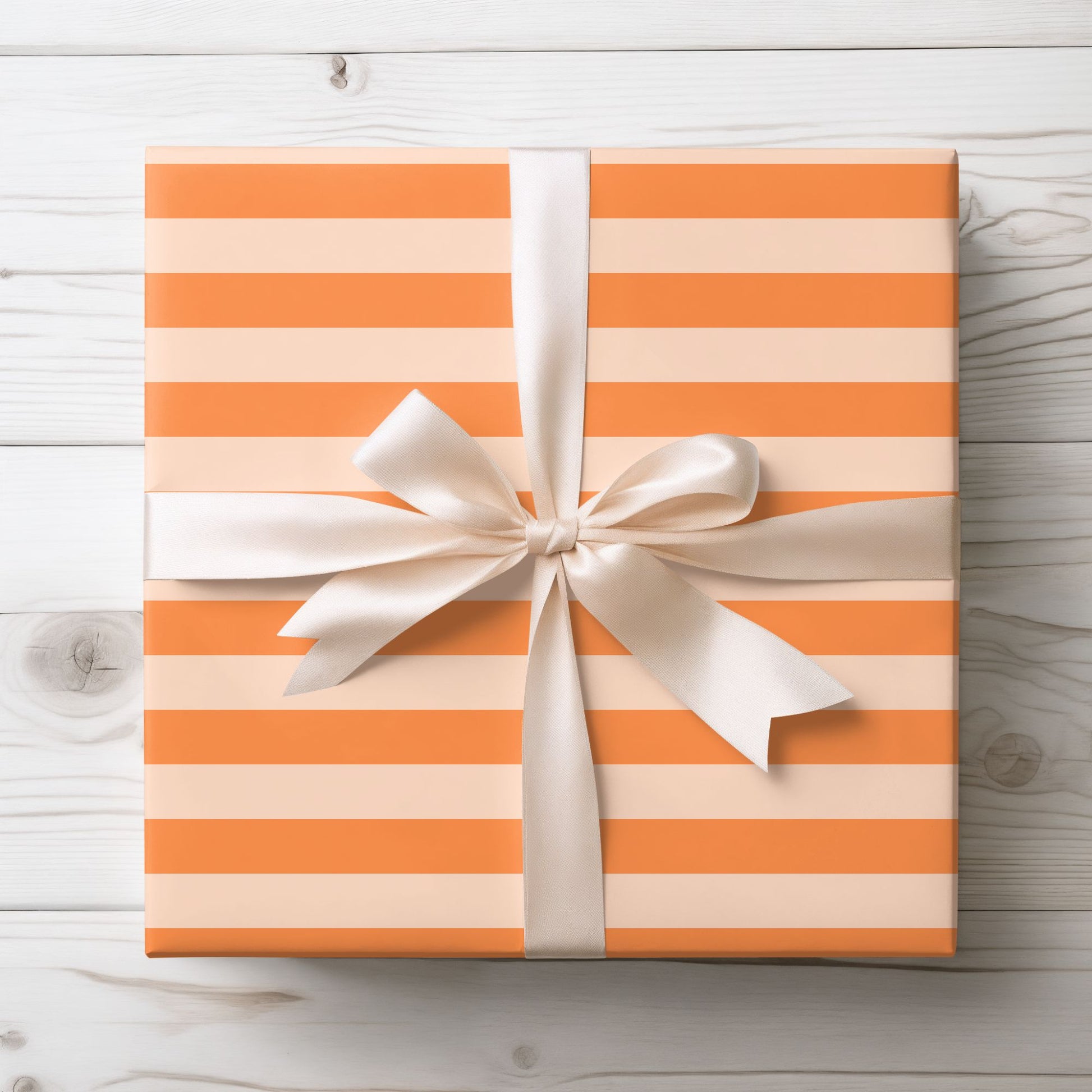 Chic Orange Stripes – Modern Wrap
