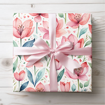 Blush Blooms – Watercolor Floral Wrap