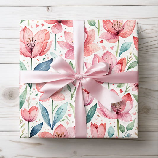 Blush Blooms – Watercolor Floral Wrap