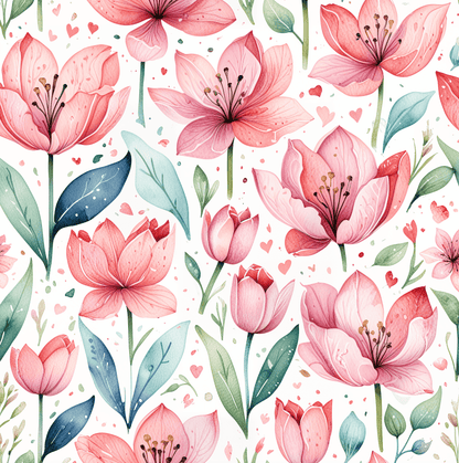 Blush Blooms – Watercolor Floral Wrap