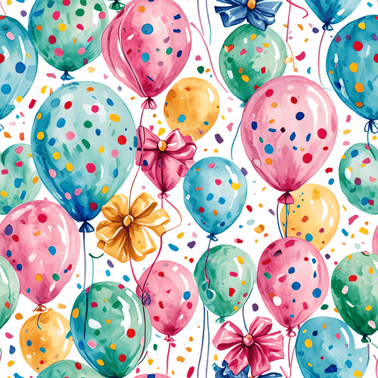 Party Pop – Bright Balloons & Confetti Wrap