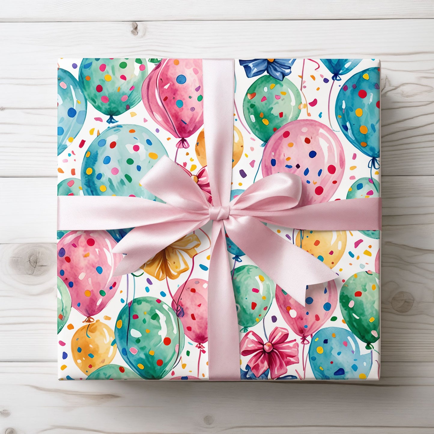Party Pop – Bright Balloons & Confetti Wrap