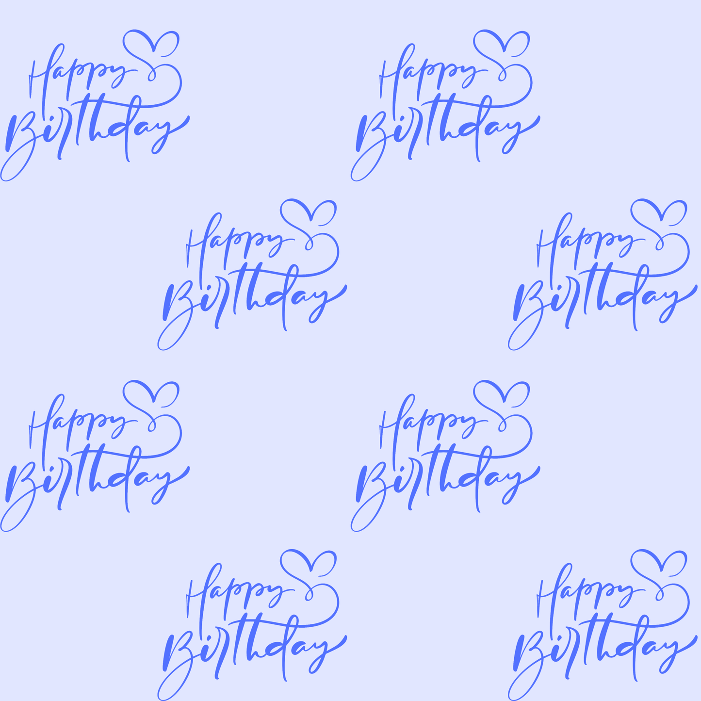 Blue Birthday Brush – Artistic Wrap