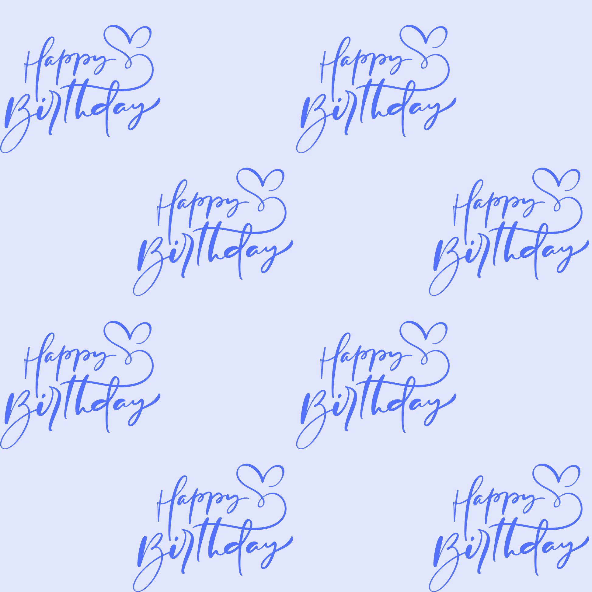 Blue Birthday Brush – Artistic Wrap