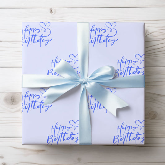 Blue Birthday Brush – Artistic Wrap