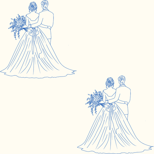 Mr and Mrs Wedding Gift Wrap