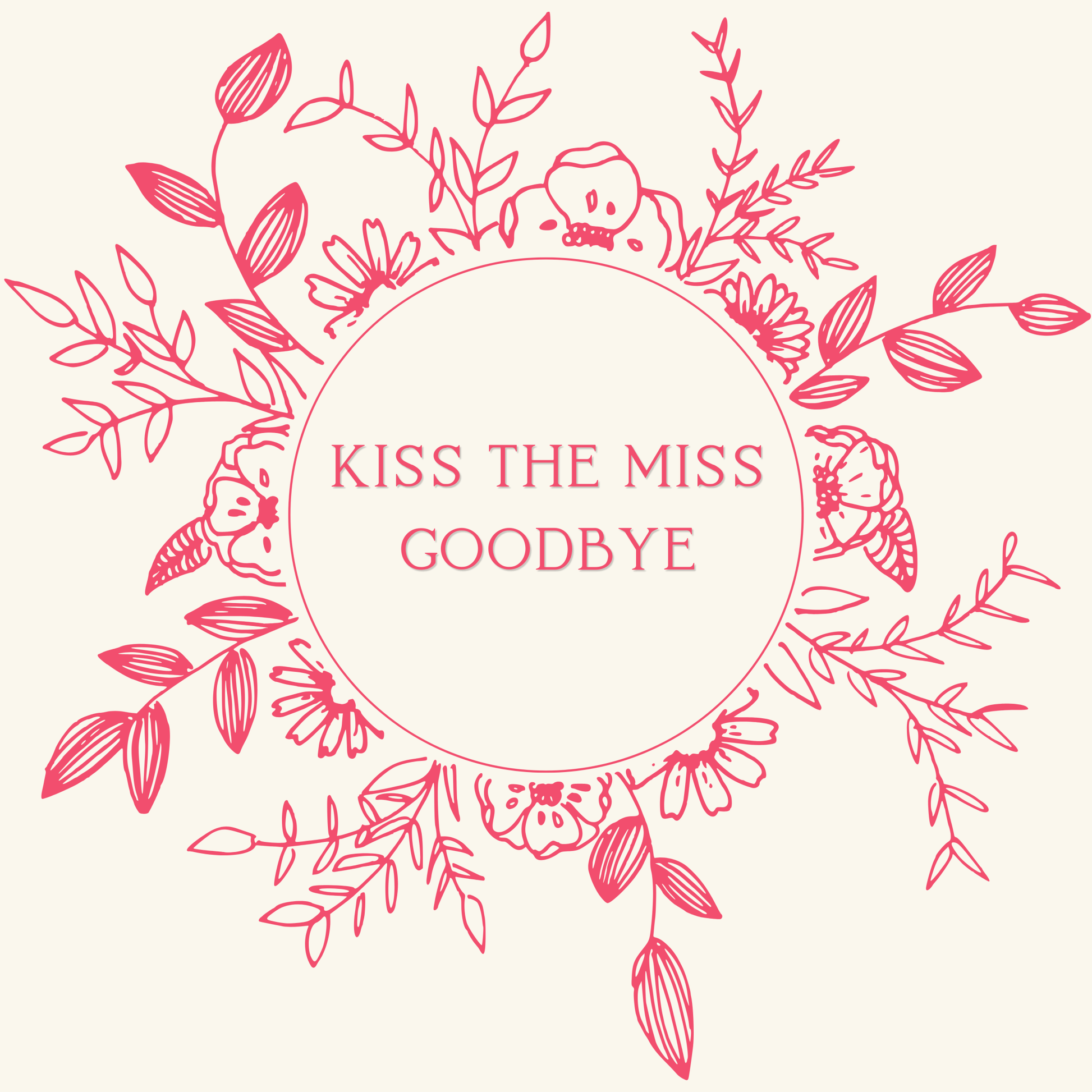 Kiss the Miss Goodbye, Bachelorette Wrapping Paper