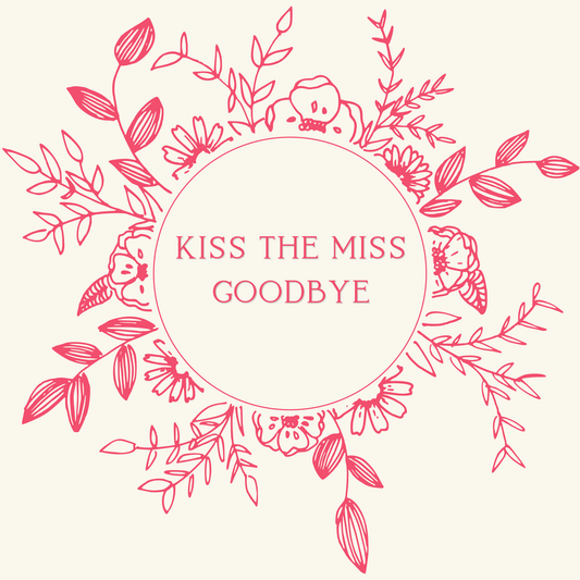 Kiss the Miss Goodbye, Bachelorette Wrapping Paper