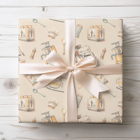 Charming Kitchen - Themed Wrapping Paper