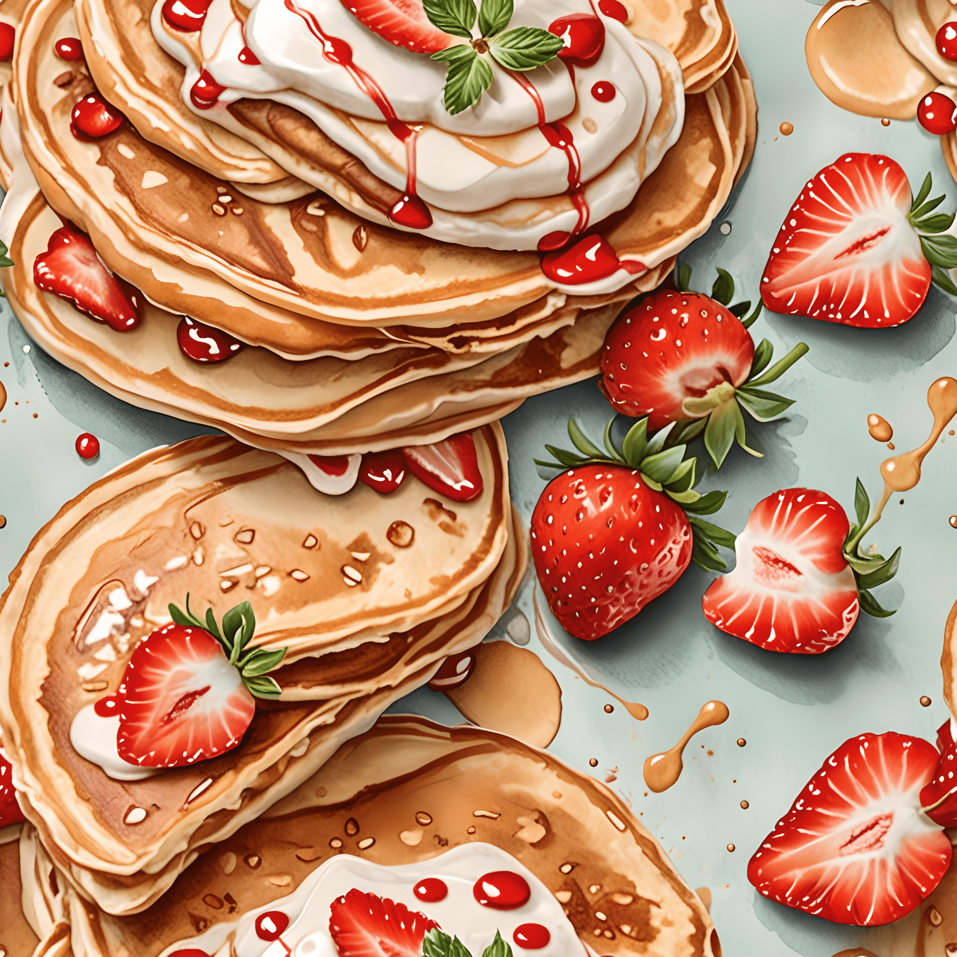 Pancake Wrapping Papers - Fun Food Gift Wrap