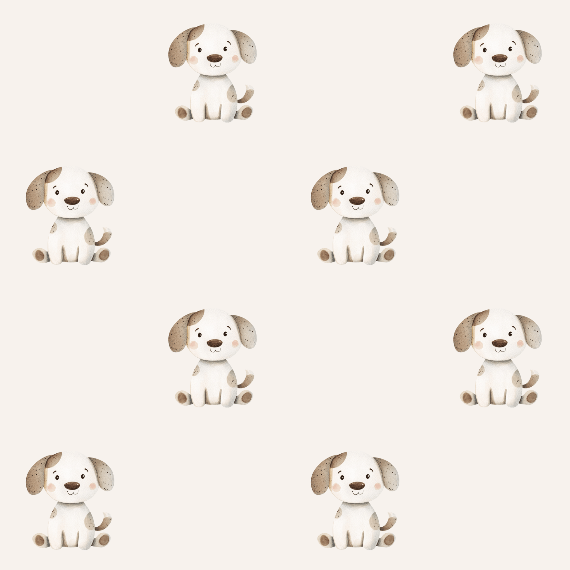 Cute Spotted Puppy Gift Wrap