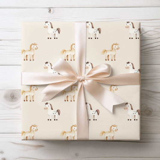 Cute Pony Wrapping Paper