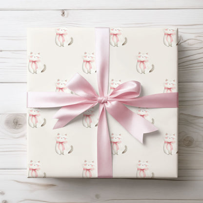 Grey Kitties Gift Wrap