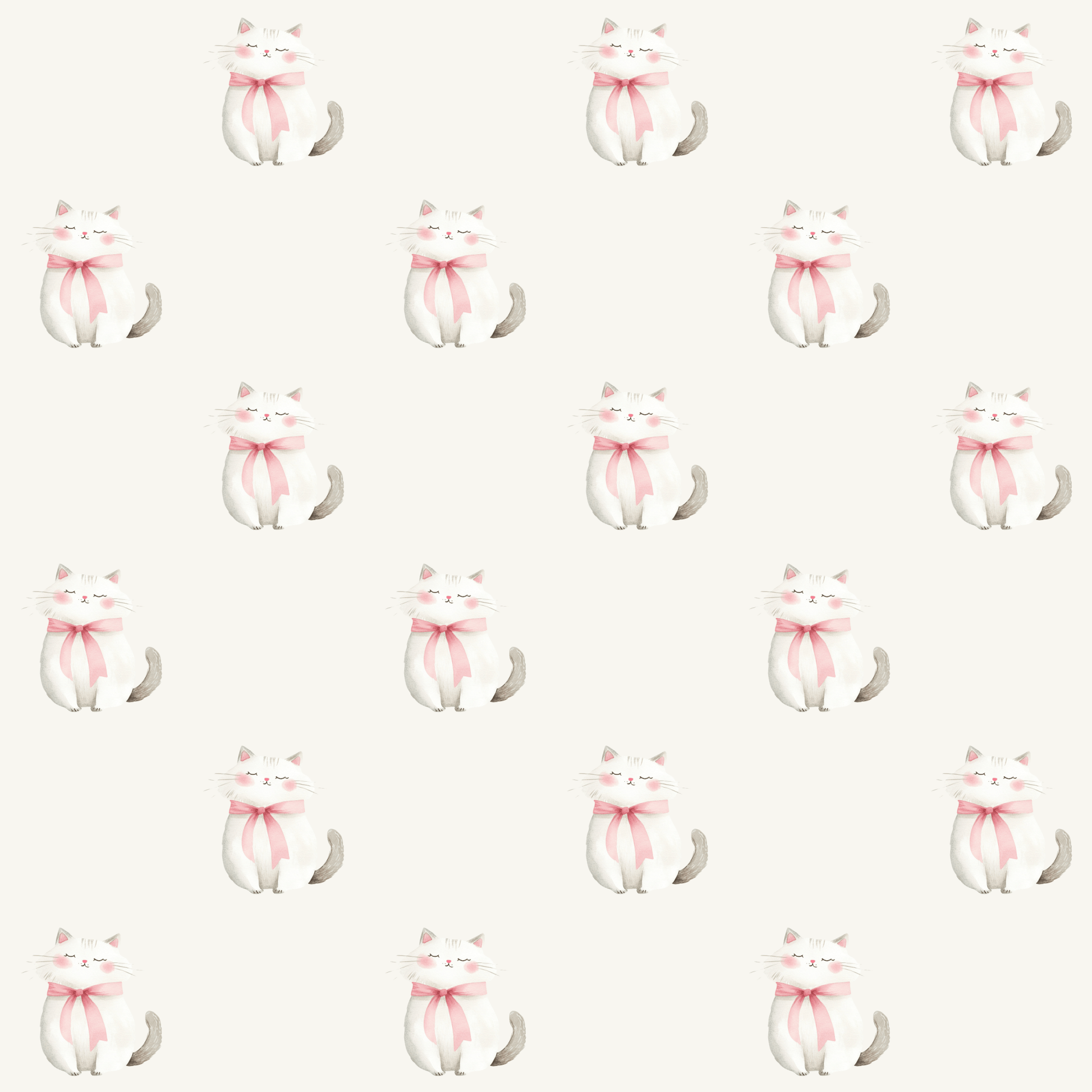 Grey Kitties Gift Wrap