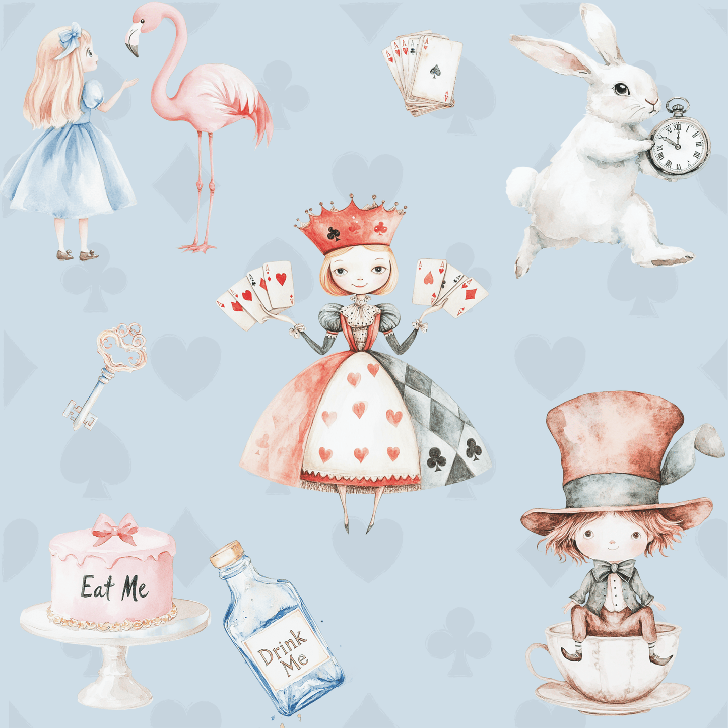 Alice in Wonderland Gift Wrap