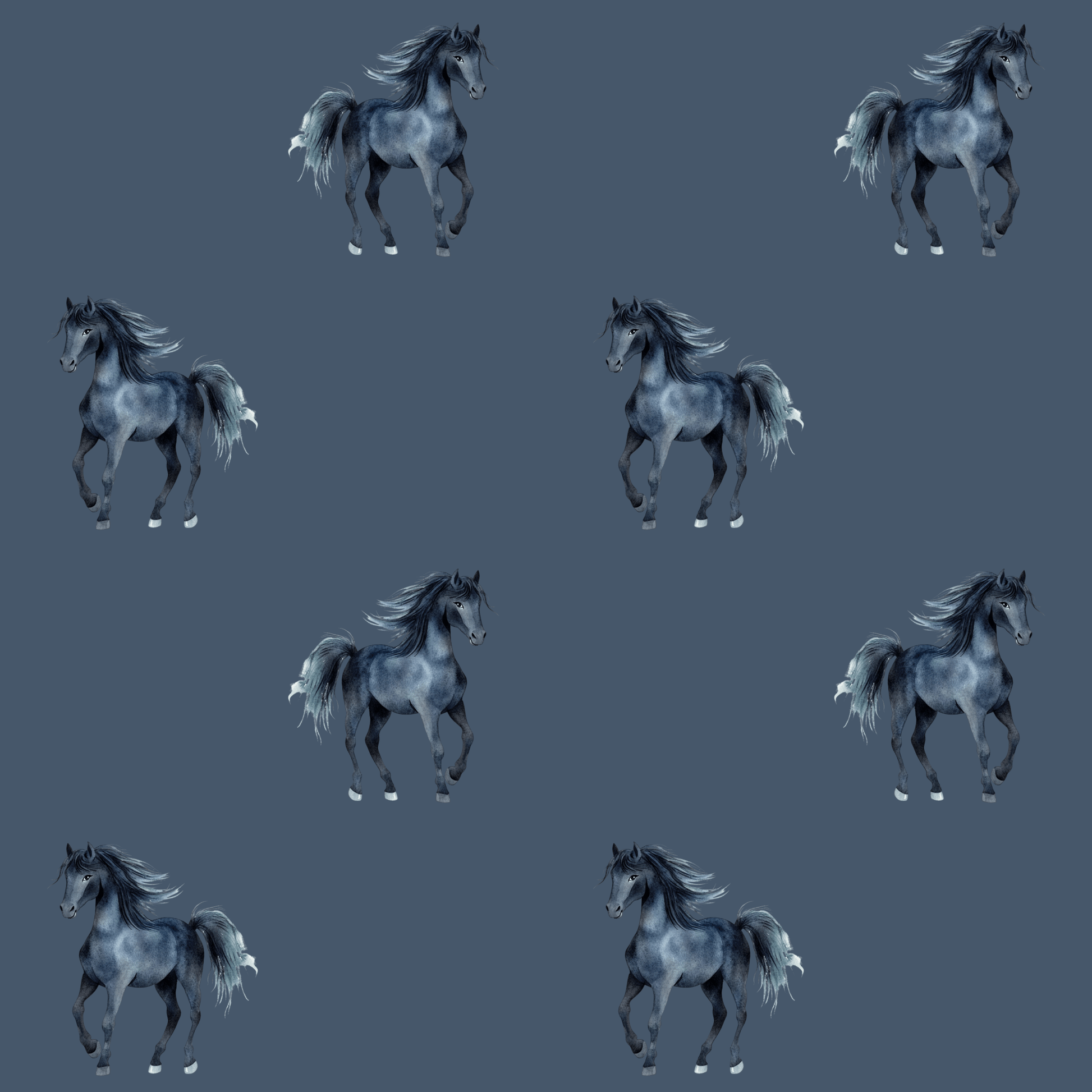 Black Stallion Gift Wrap