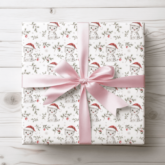 Snow Leopard Wrapping Papers