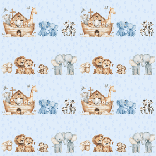 Noah's Ark Childrens Gift Wrap