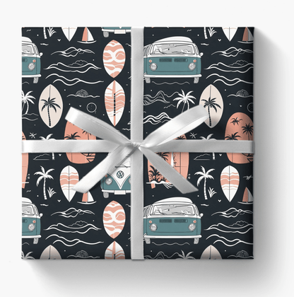 Surf Theme Wrapping Papers