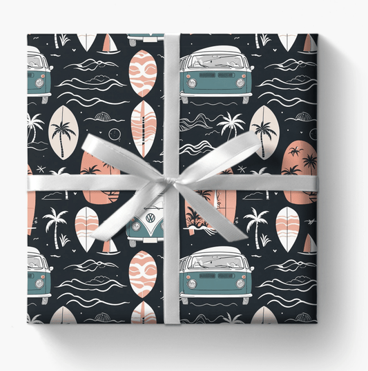 Surf Theme Wrapping Papers