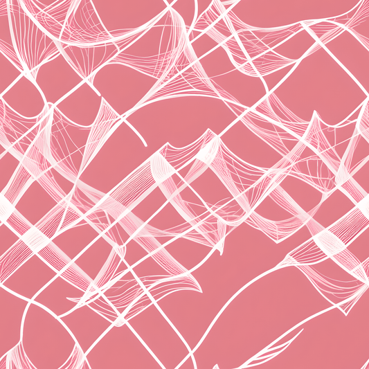 Dusty Pink and Whispy White Lines, Gift Wrap