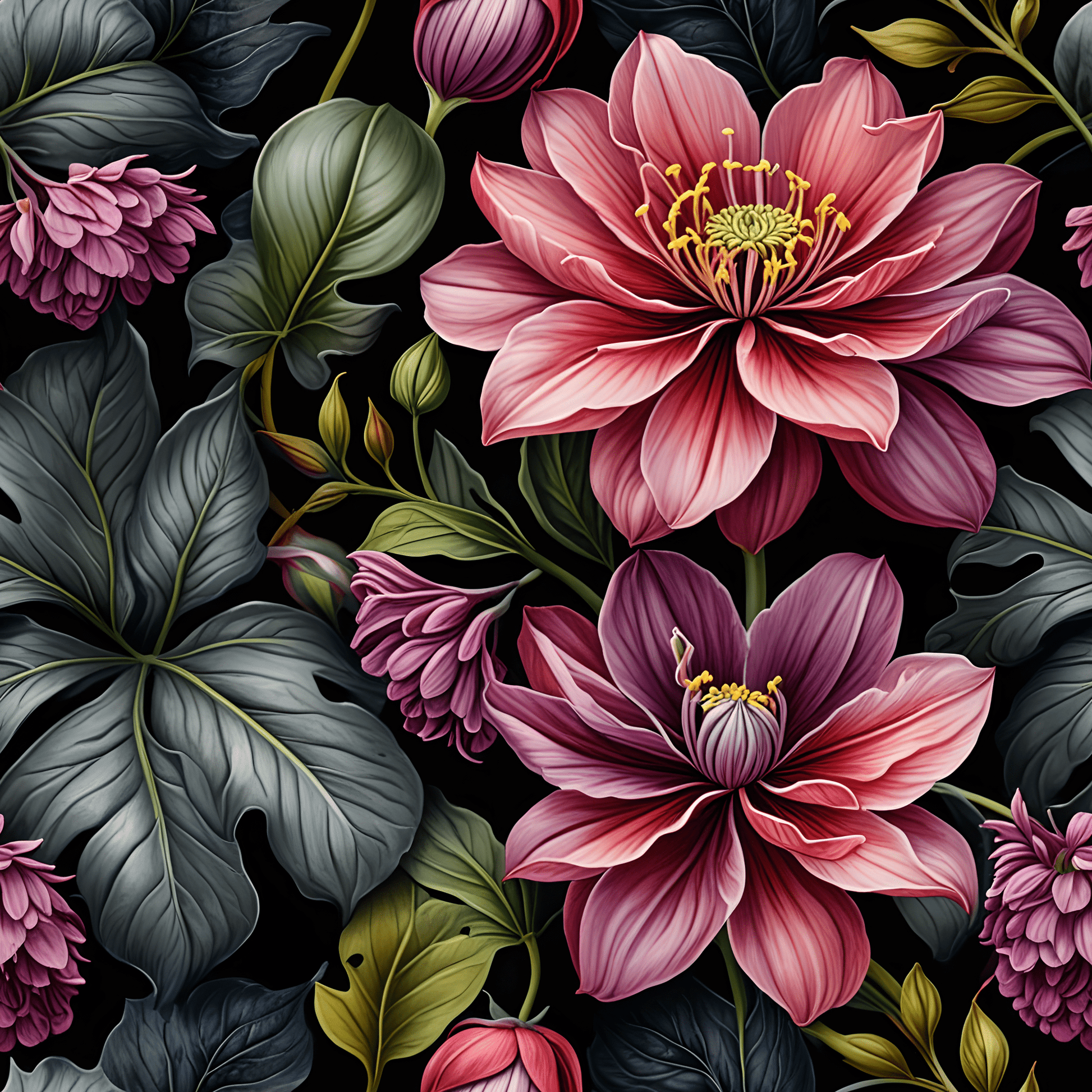 Chic Botanical Paper for Stylish Presentations