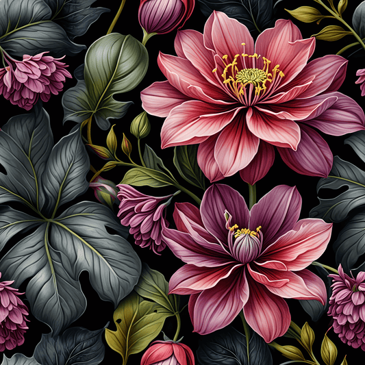 Chic Botanical Paper for Stylish Presentations