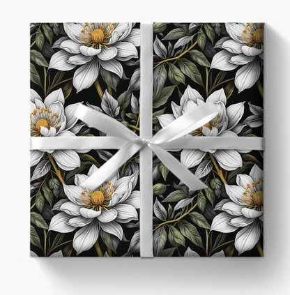 Trendy Botanical Wrapping Paper Eco Friendly Gifting