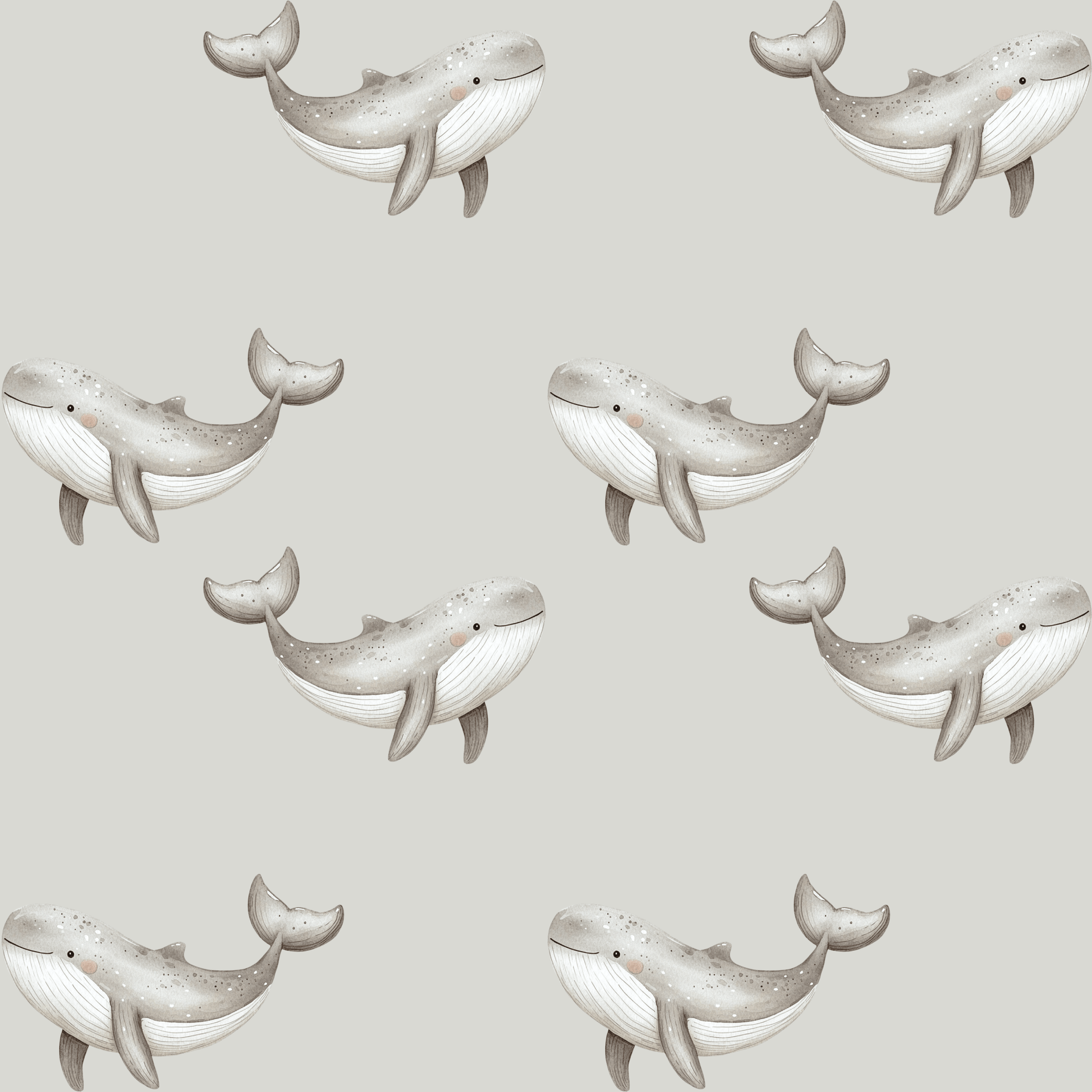 Cute Gray Whale Gift Design