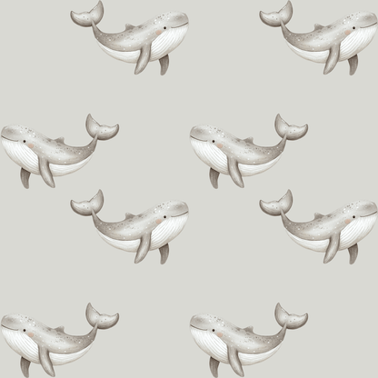 Cute Gray Whale Gift Design