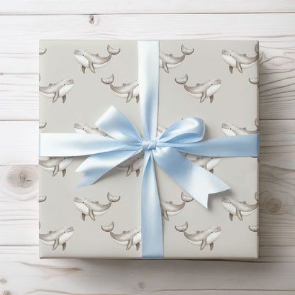 Cute Gray Whale Gift Design